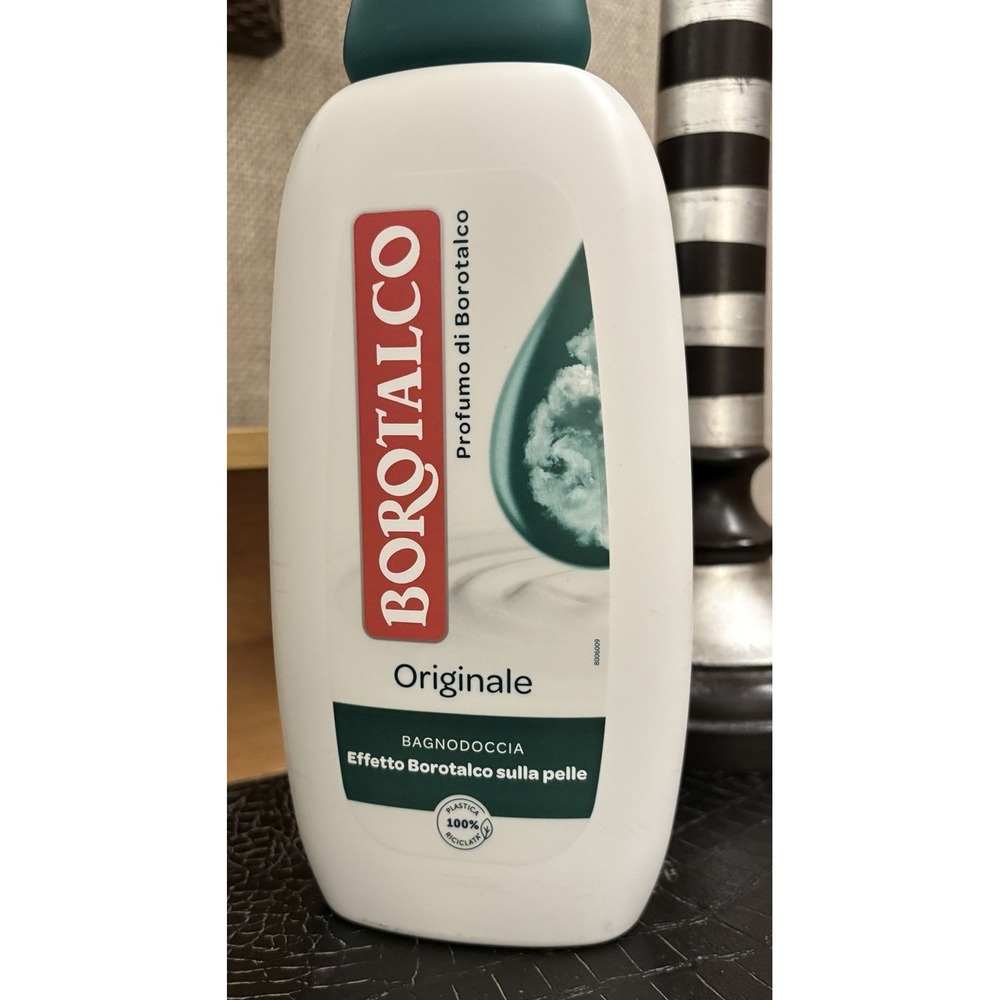 Borotalco Original Shower Gel 600ml 20.28 fl oz Italian Body Wash Classic